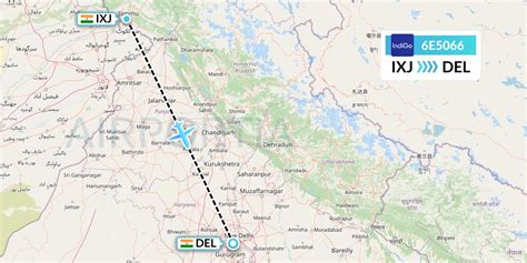 6E2124 Flight Status IndiGo Airlines: Jammu to Delhi (IGO2124).